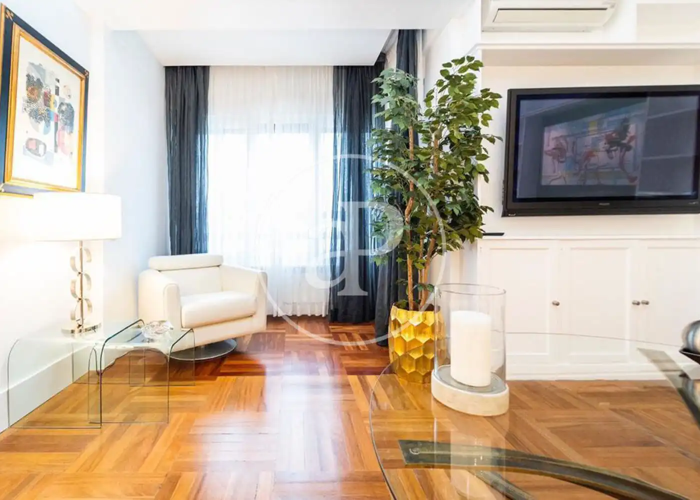 Sala de estar de Piso de alquiler en Madrid con Aire acondicionado y Calefacción
