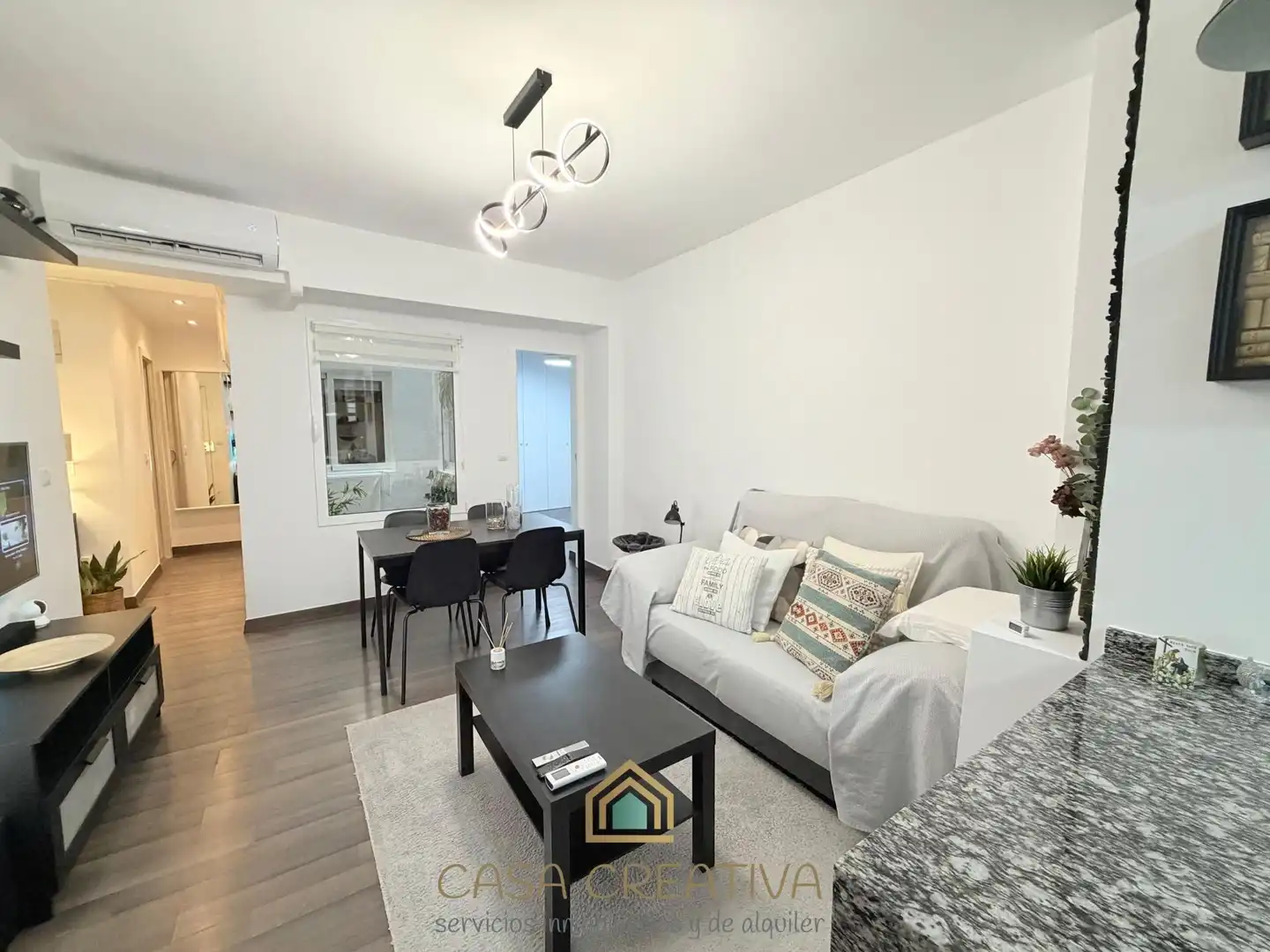 Sala de estar de Piso en venta en Alzira con Aire acondicionado, Calefacción y Amueblado