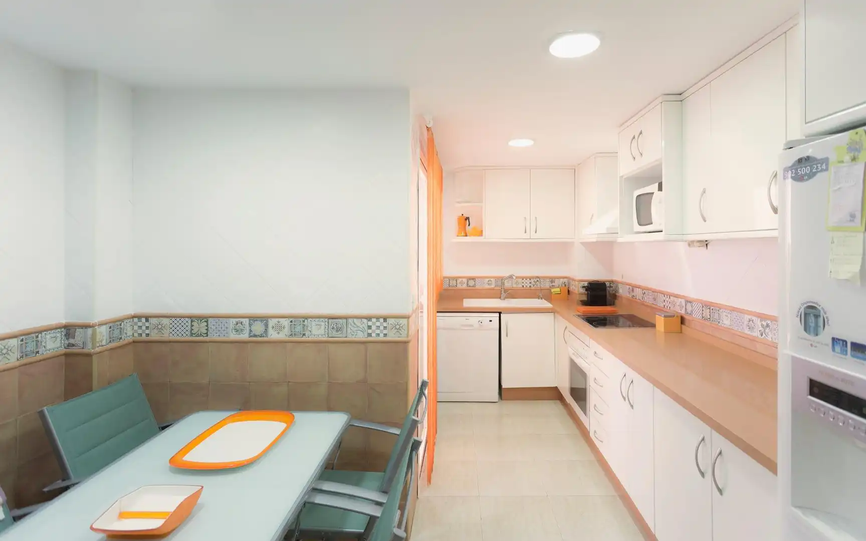 Cocina de Apartamento en venta en Cullera con Calefacción, Jardín privado y Terraza