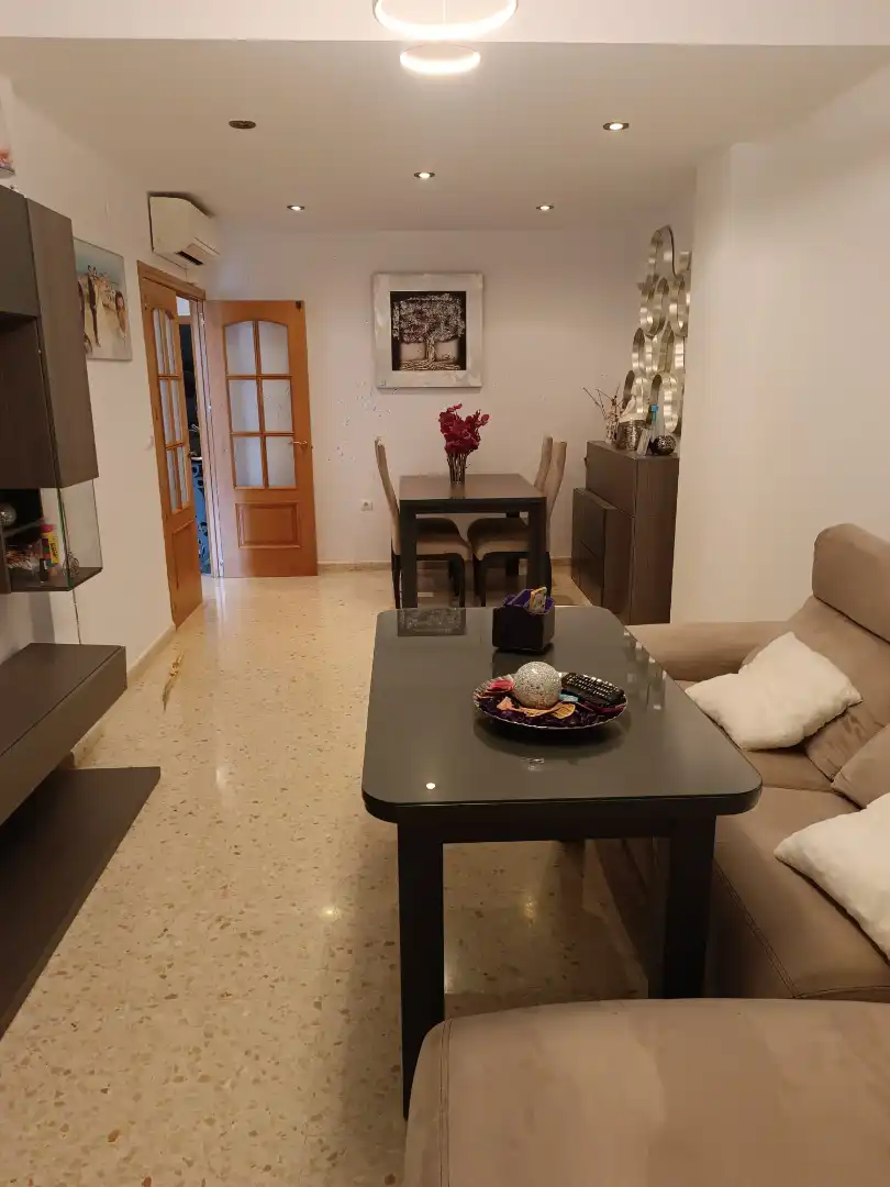 Sala d'estar de Casa o xalet en venda en La Guijarrosa amb Aire condicionat, Terrassa i Moblat