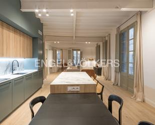 Kitchen of Apartment for sale in  Barcelona Capital  with Air Conditioner, Heating and Balcony