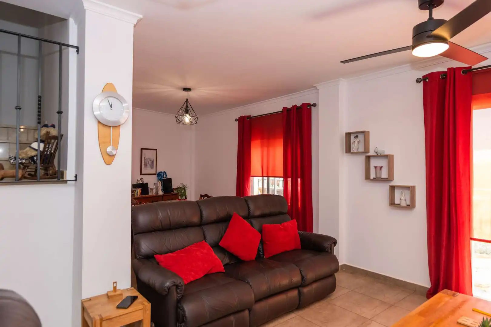 Sala de estar de Casa adosada en venta en Murla con Terraza, Amueblado y Piscina comunitaria