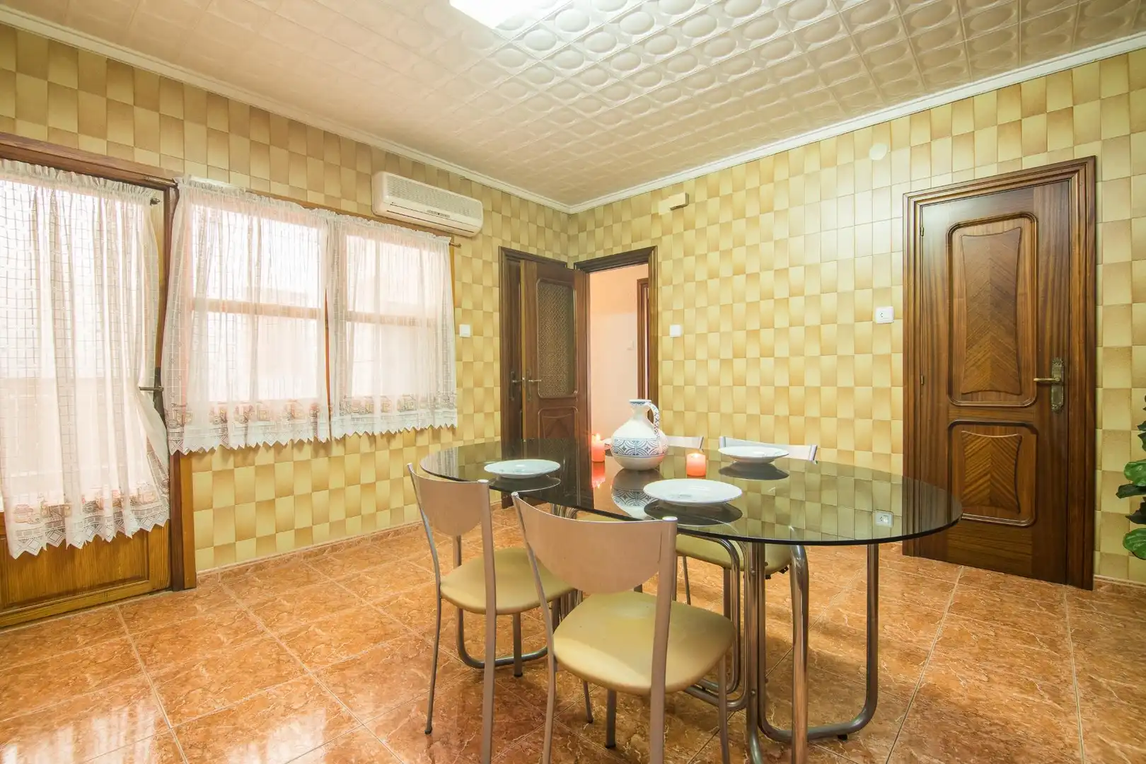 Dining room of Houses for sale in Aspe  with Balcony