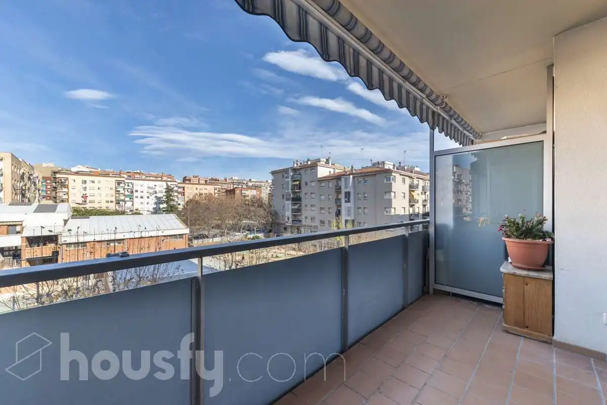 Balcony of Flat for rent in Mataró  with Air Conditioner, Heating and Parquet flooring