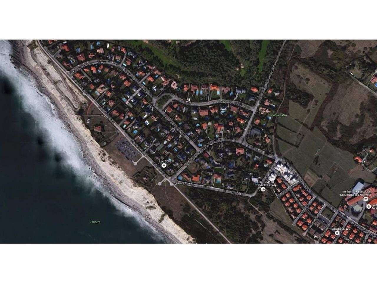 Vista exterior de Casa o chalet en venta en Getxo  con Calefacción, Jardín privado y Parquet