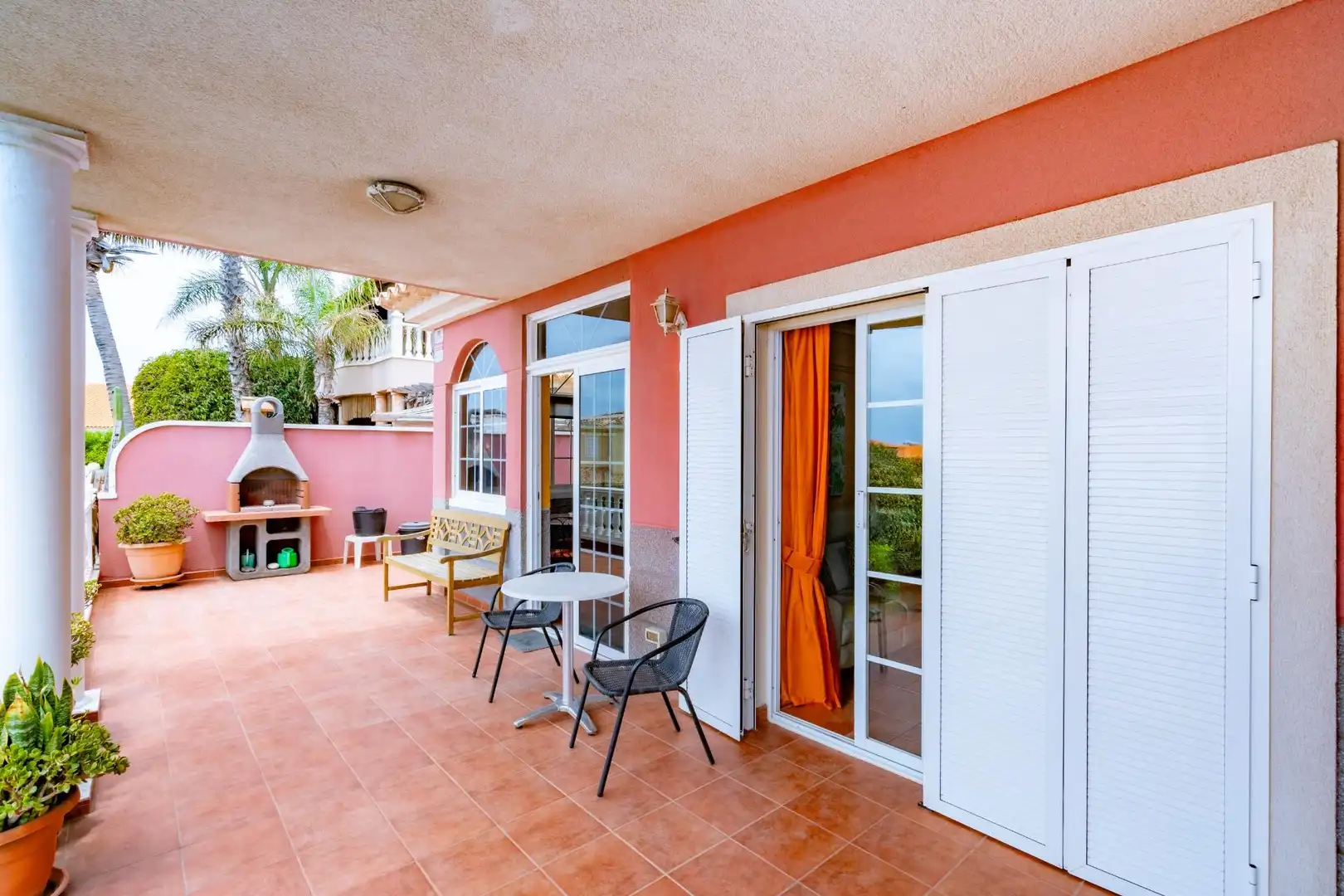 Terraza de Casa adosada de alquiler en Granadilla de Abona con Jardín privado, Terraza y Balcón