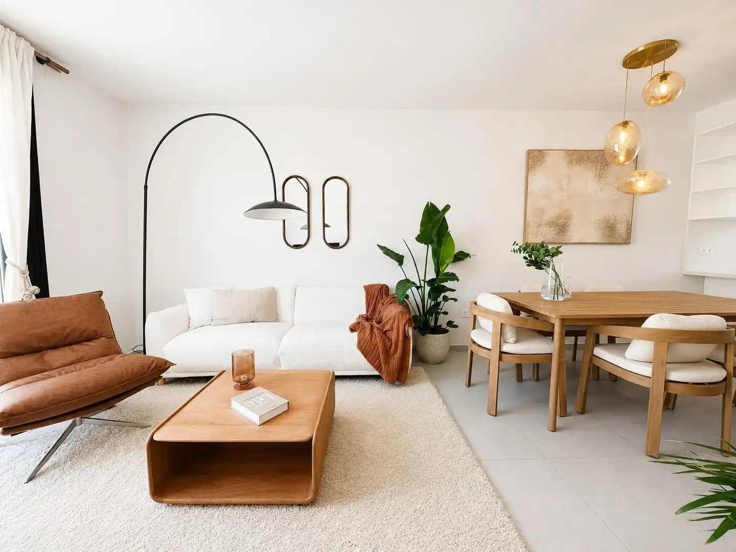 Sala de estar de Casa adosada en venta en Murcia con Aire acondicionado, Calefacción y Jardín privado