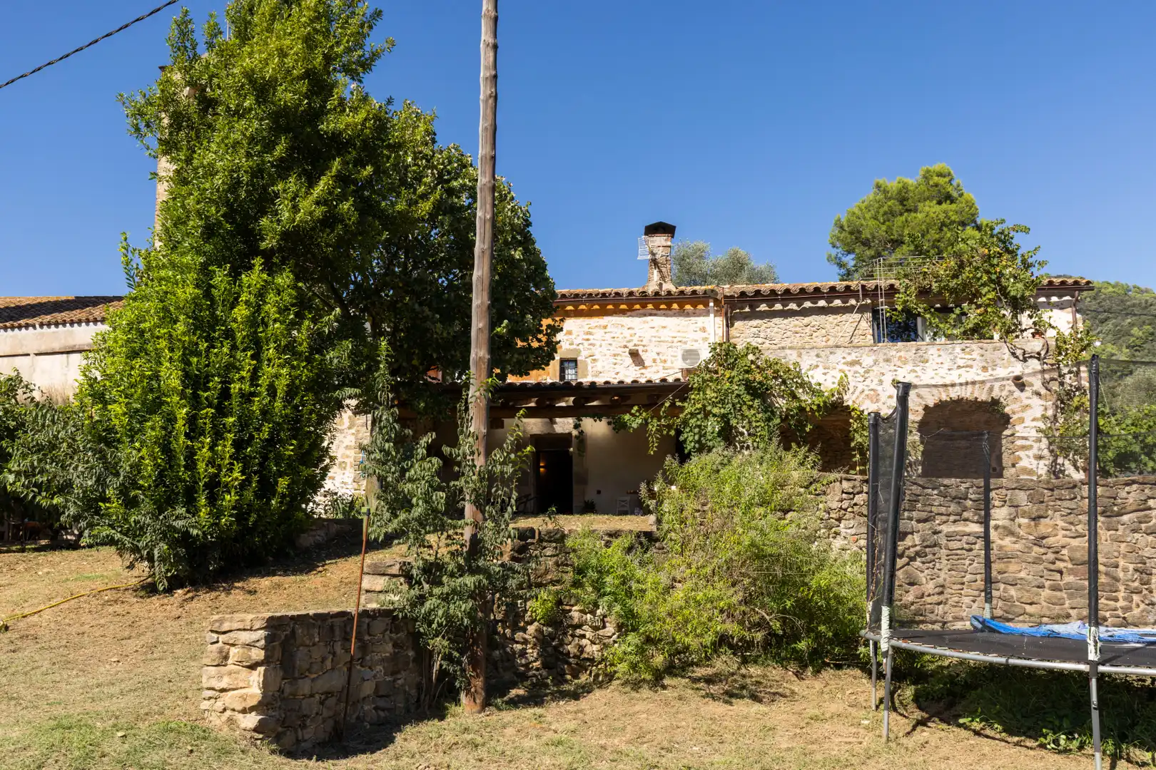 Außenansicht von Country house zum Verkauf in Sant Martí de Llémena mit Klimaanlage, Heizung und Privatgarten