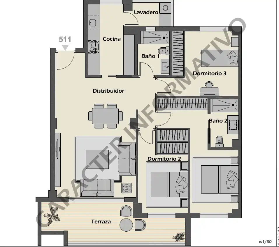 Wohnung zur Miete in Marbella mit Klimaanlage, Heizung und Terrasse