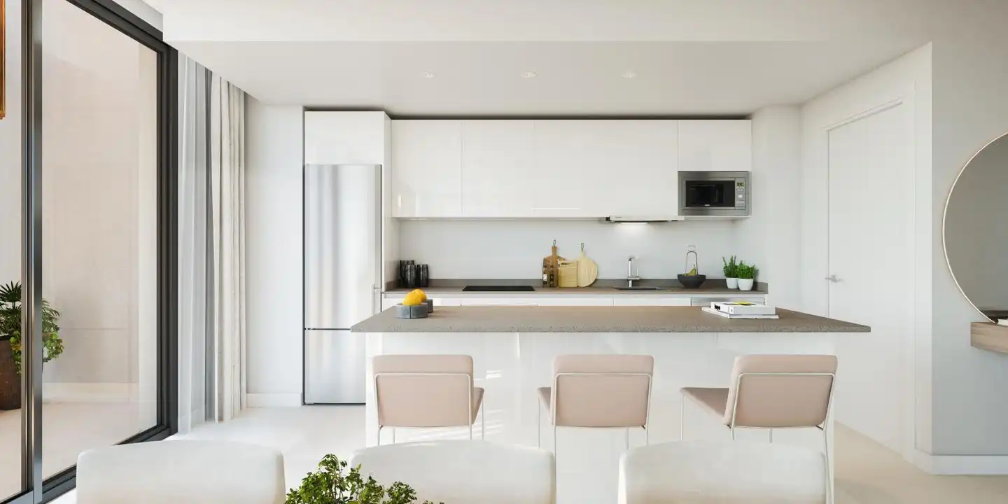 Küche von Wohnung zum Verkauf in Fuengirola mit Terrasse und Schwimmbad