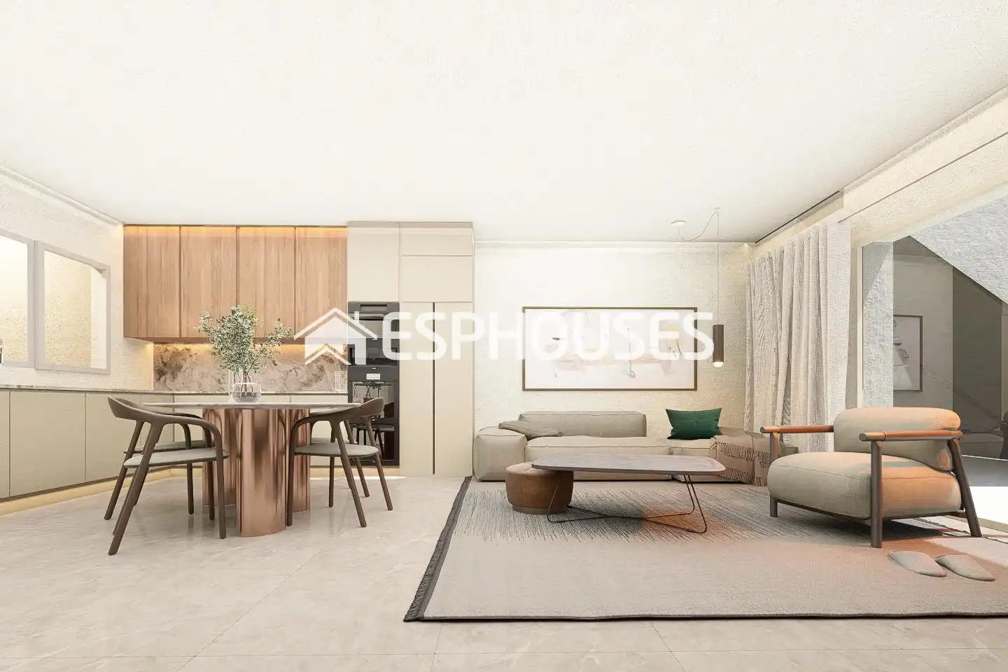 Sala de estar de Planta baja en venta en Pilar de la Horadada con Terraza, Balcón y Piscina comunitaria