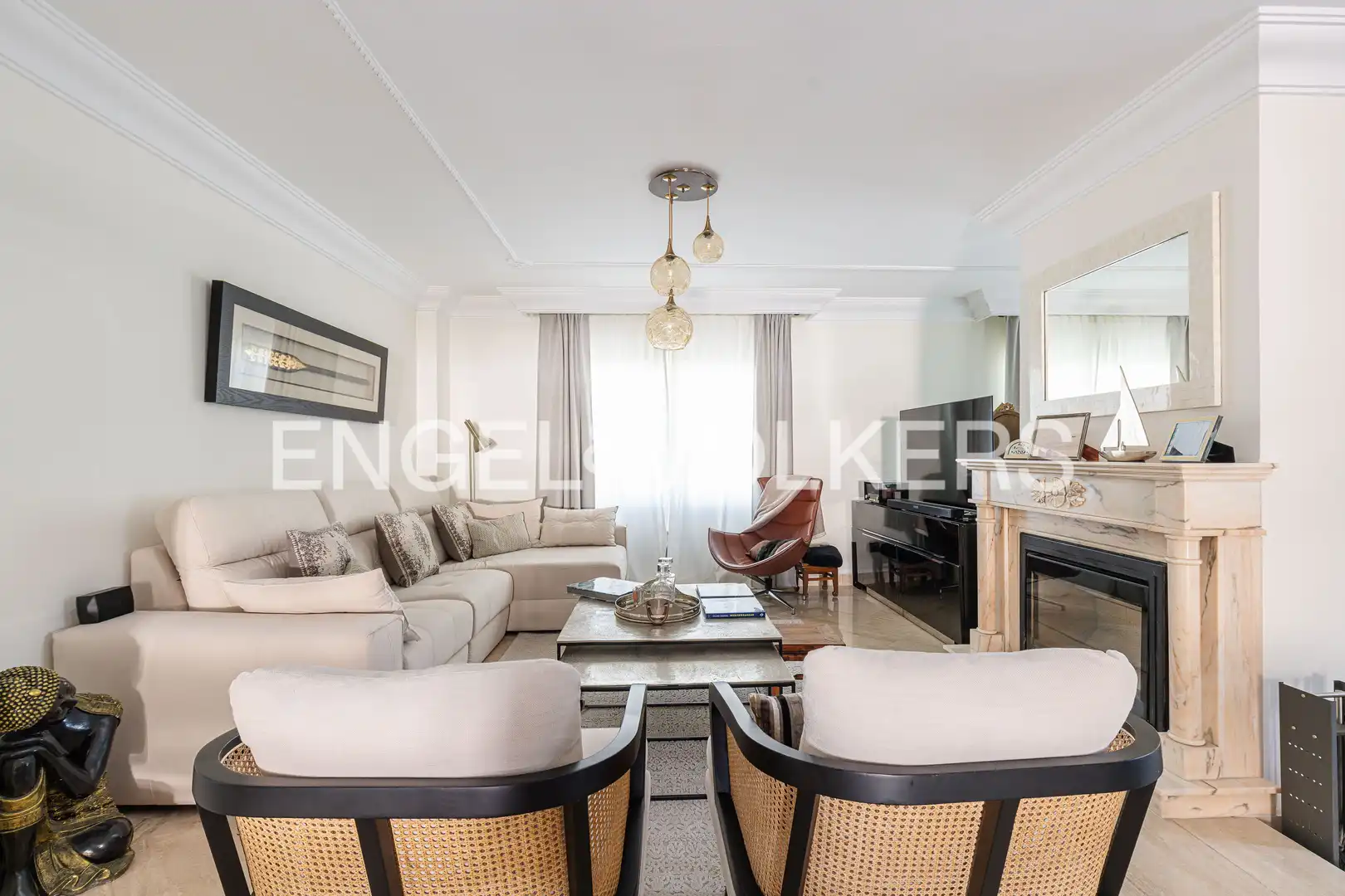 Sala de estar de Casa o chalet en venta en Villaviciosa de Odón con Calefacción y Jacuzzi