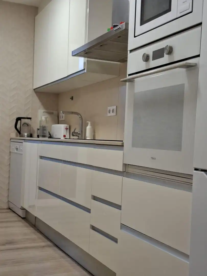 Cocina de Apartamento en venta en El Vendrell con Aire acondicionado, Jardín privado y Terraza