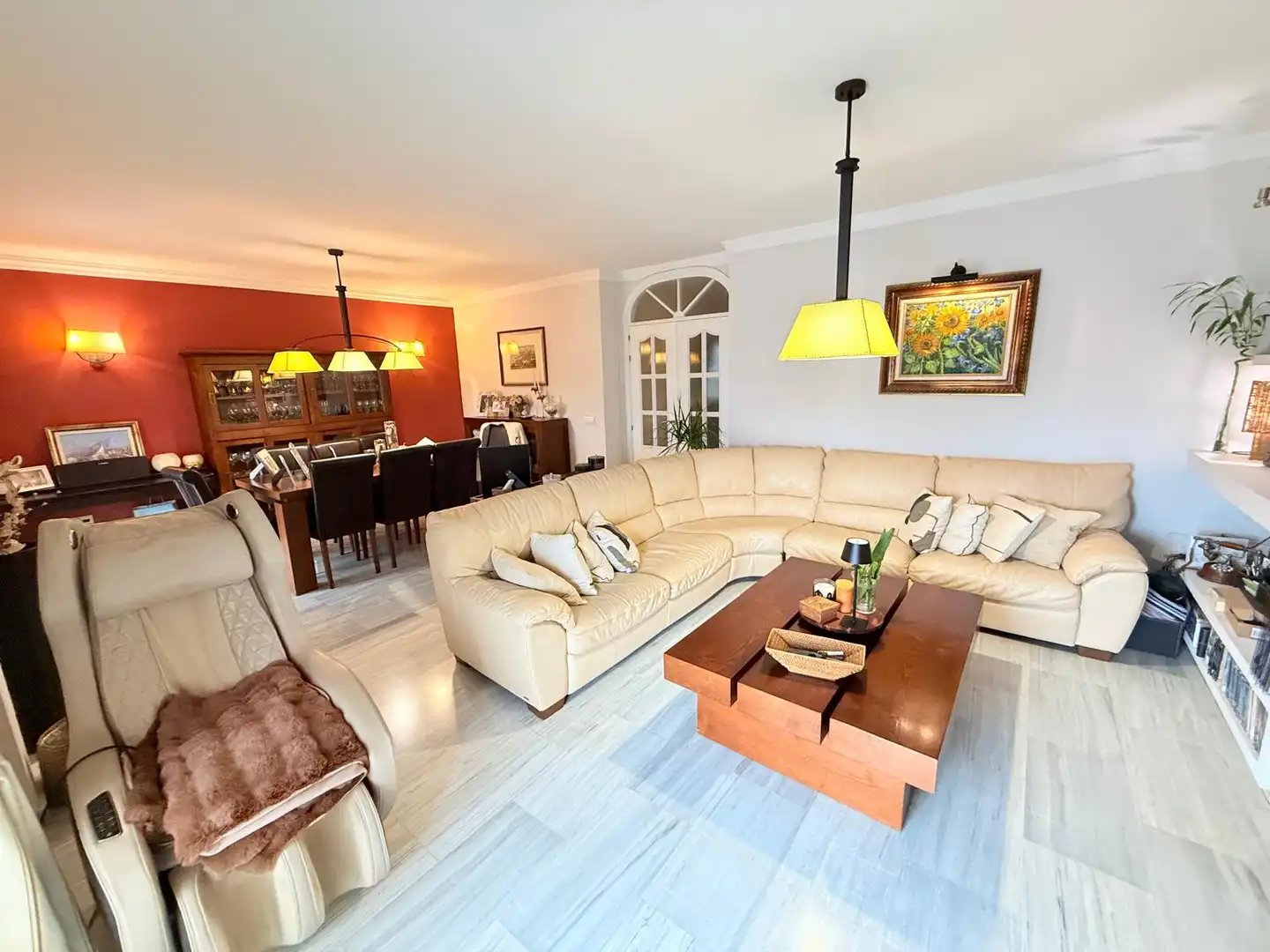 Sala de estar de Dúplex en venta en Fuengirola con Aire acondicionado, Calefacción y Terraza