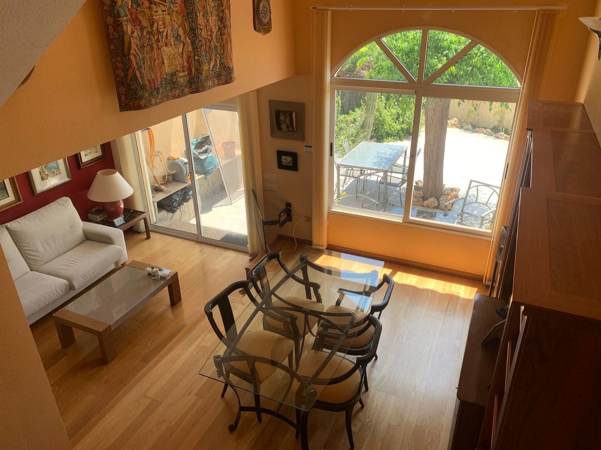Living room of Single-family semi-detached for sale in Mutxamel  with Heating, Private garden and Balcony