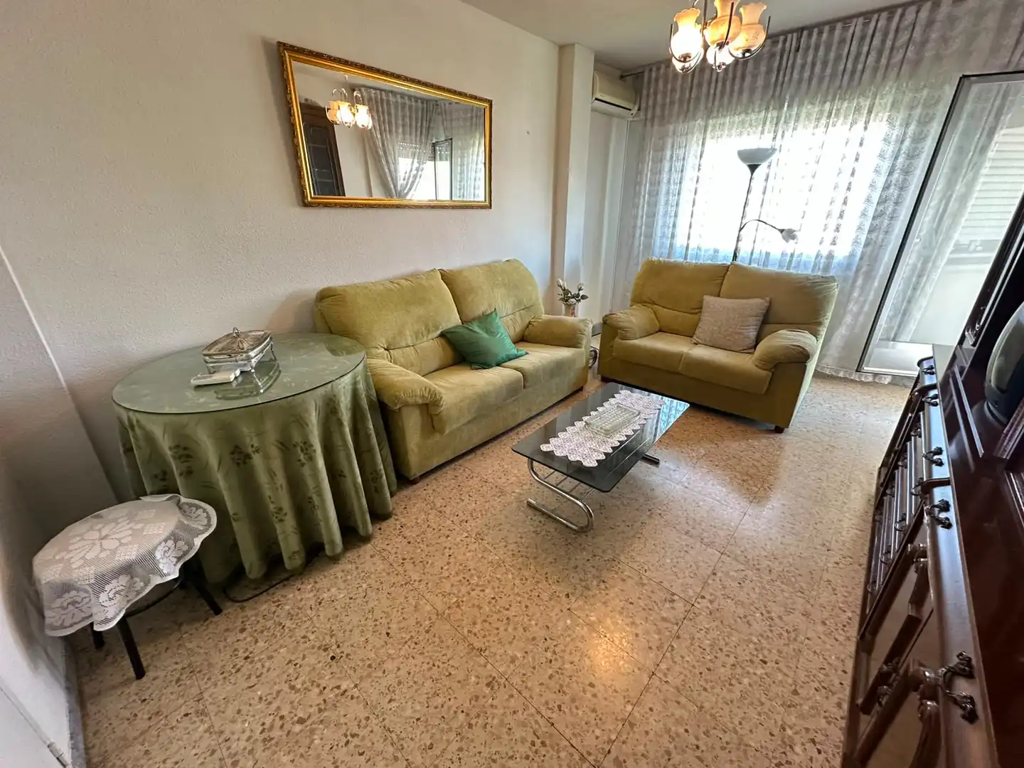 Sala de estar de Piso en venta en Parla con Aire acondicionado y Terraza