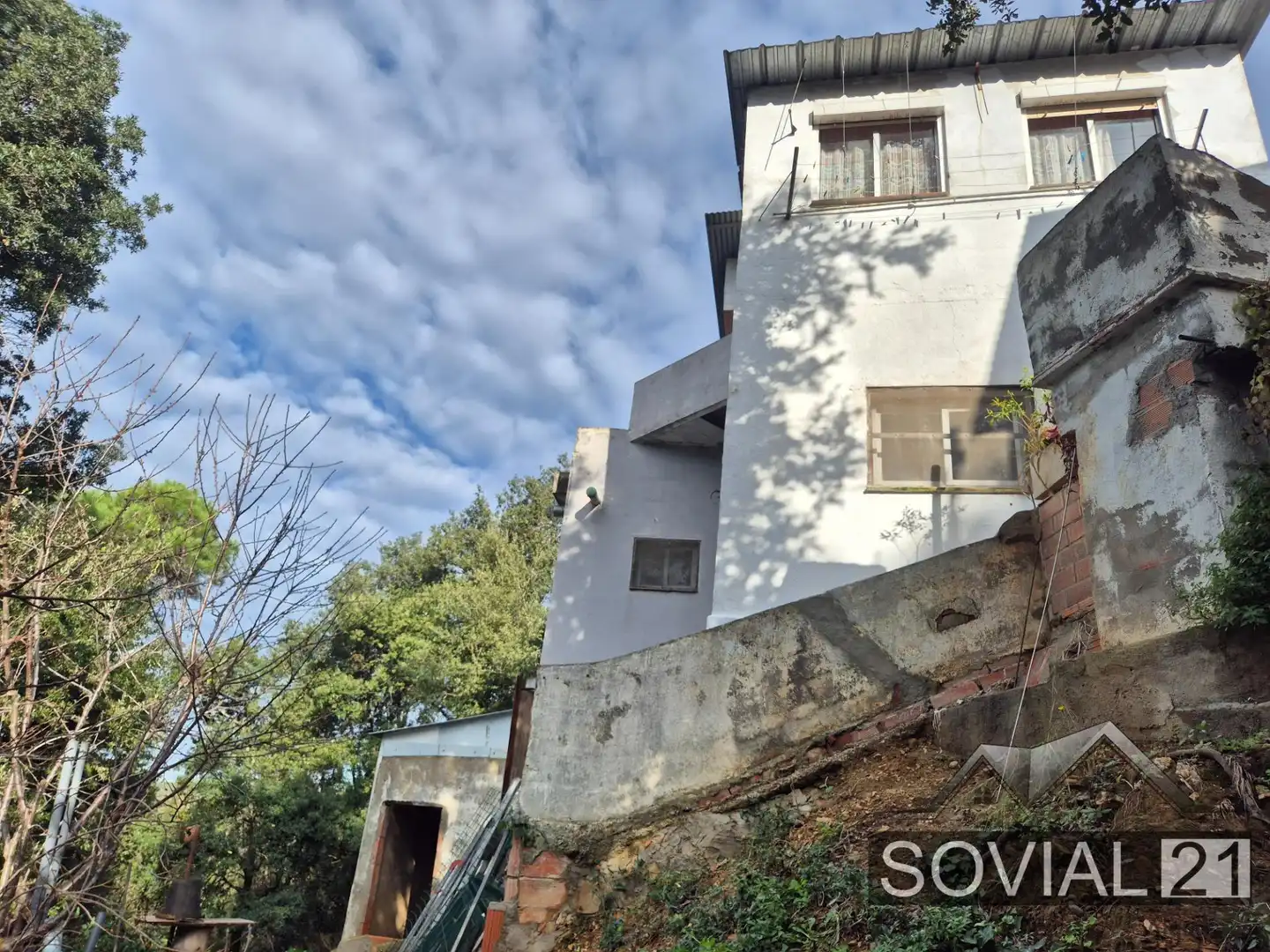 Vista exterior de Casa o chalet en venta en Barcelona con Jardín privado y Terraza
