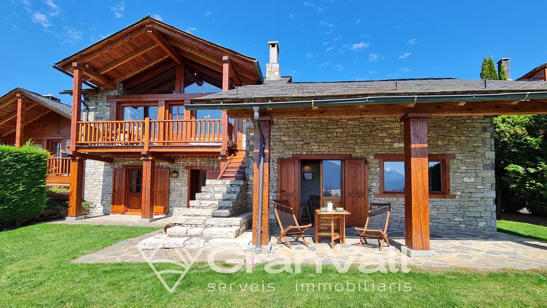 Exterior view of Single-family semi-detached for sale in Ger  with Heating, Private garden and Terrace