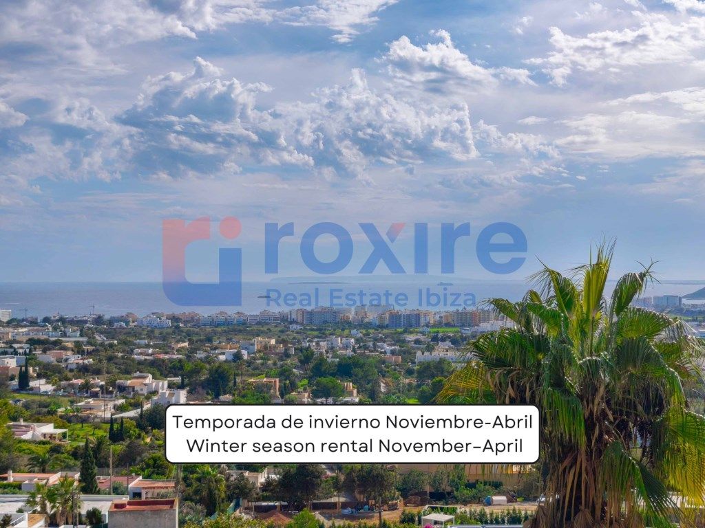 Exterior view of Houses for rent in Sant Josep de sa Talaia  with Air Conditioner, Terrace and Furnished