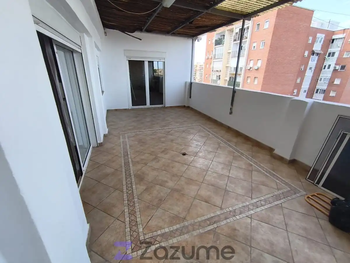 Terrace of Attic for rent in Valencia  with Air Conditioner, Terrace and Storage room