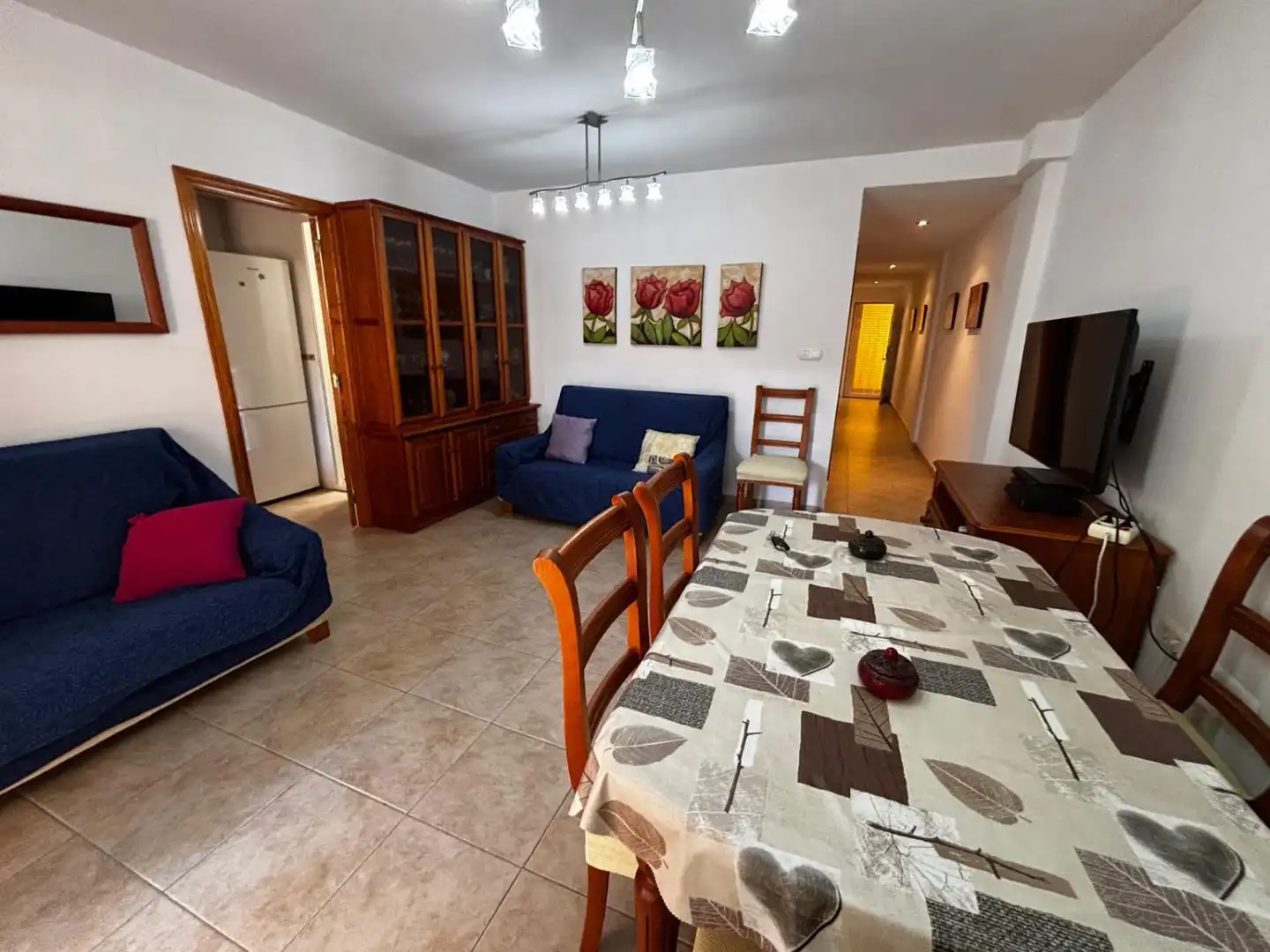 Sala d'estar de Apartament en venda en La Vall d'Uixó amb Terrassa, Moblat i Balcó