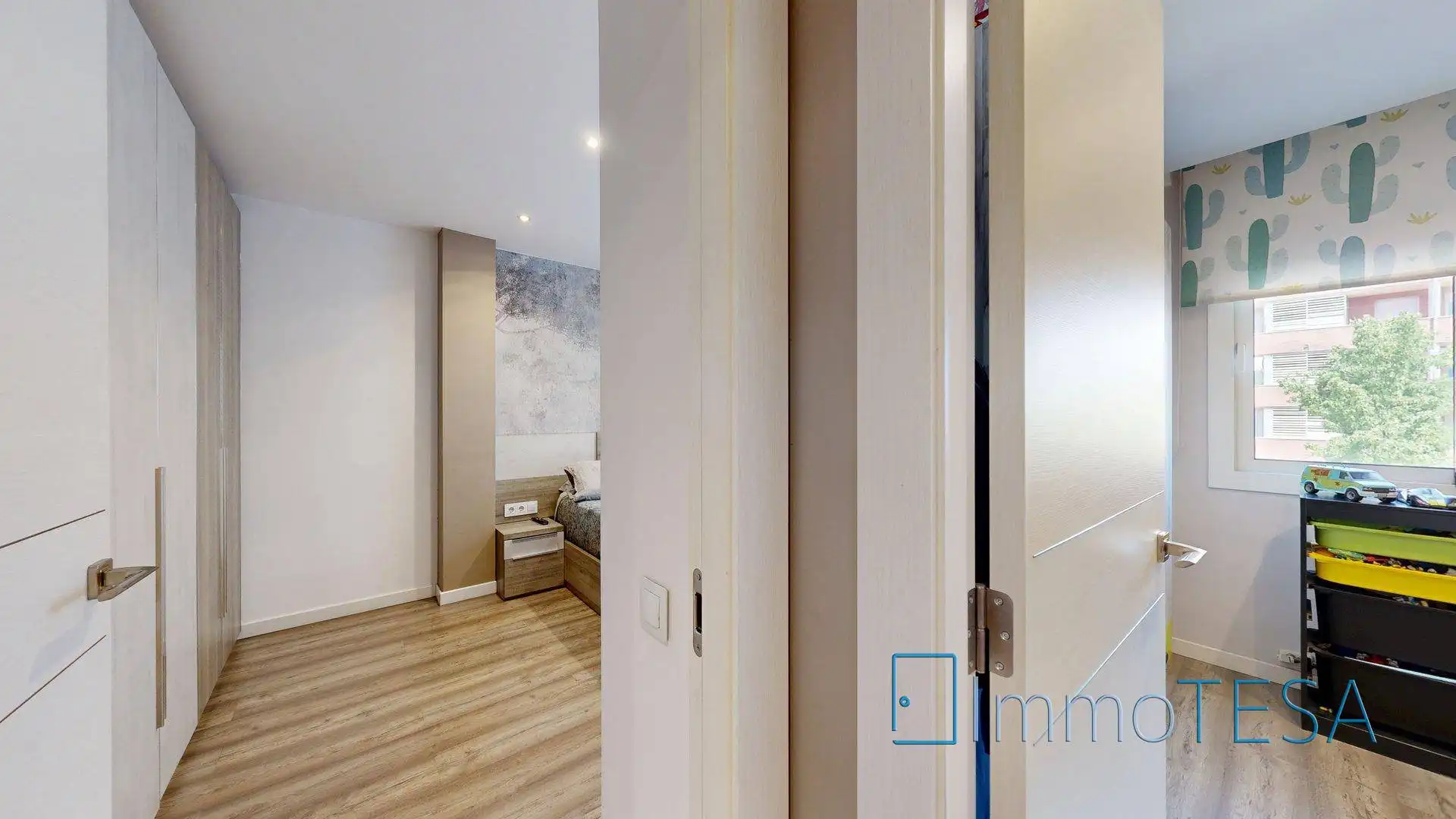 Bedroom of Flat for sale in Sabadell  with Air Conditioner, Heating and Parquet flooring