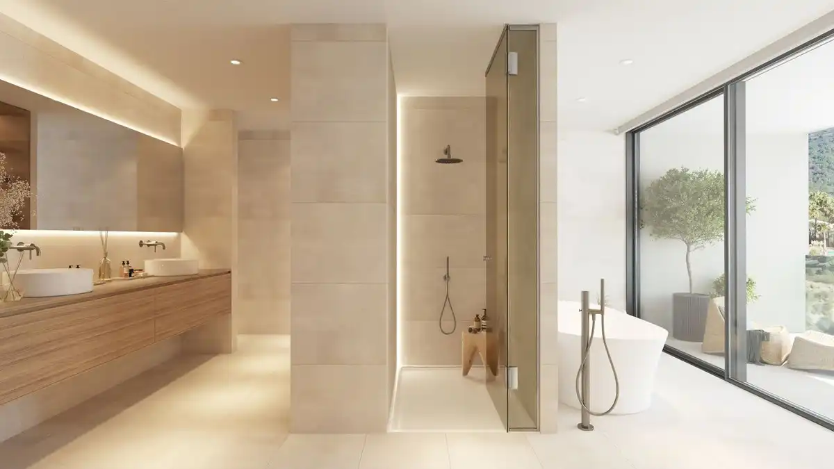 Baño de Casa o chalet en venta en Benahavís con Aire acondicionado, Jardín privado y Terraza