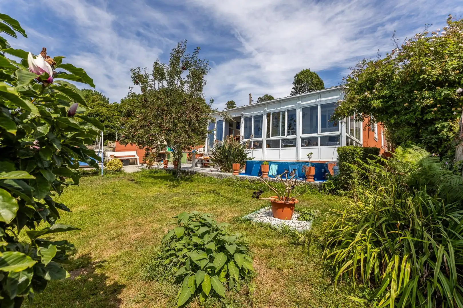 Jardín de Casa o chalet en venta en Pontedeume con Jardín privado, Terraza y Trastero