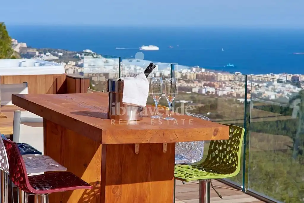 Terraza de Casa o chalet de alquiler en Eivissa con Aire acondicionado, Calefacción y Piscina