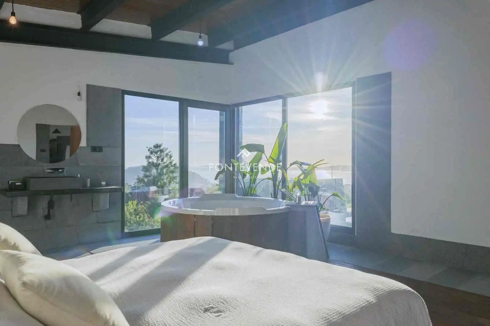 Habitación de Casa o chalet en venta en Marín con Aire acondicionado, Calefacción y Jardín privado
