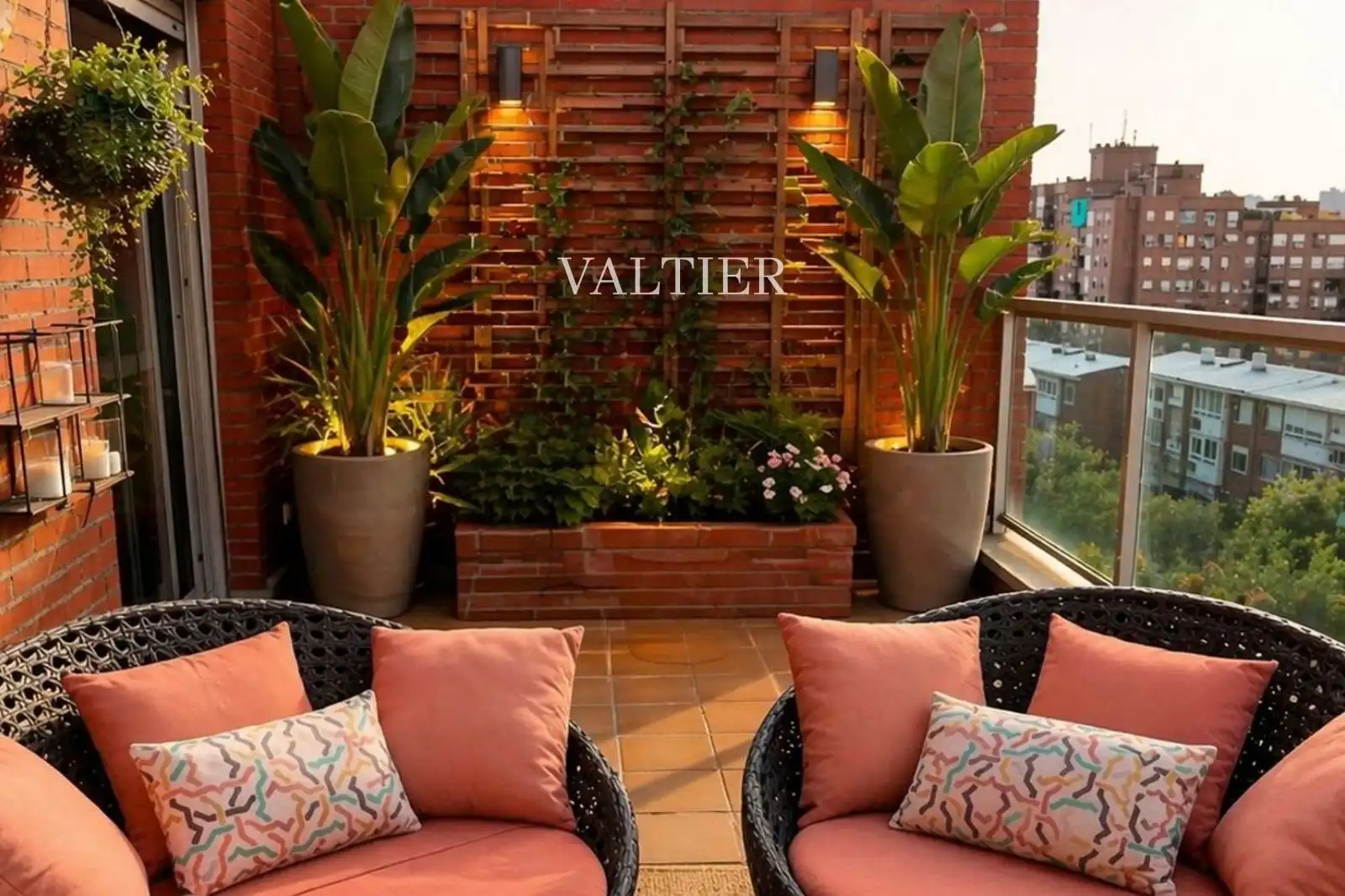 Terrasse von Dachboden zur Miete in Madrid mit Klimaanlage, Terrasse und Abstellraum