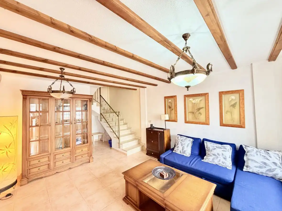 Sala de estar de Casa o chalet en venta en Santa Pola con Aire acondicionado, Calefacción y Terraza