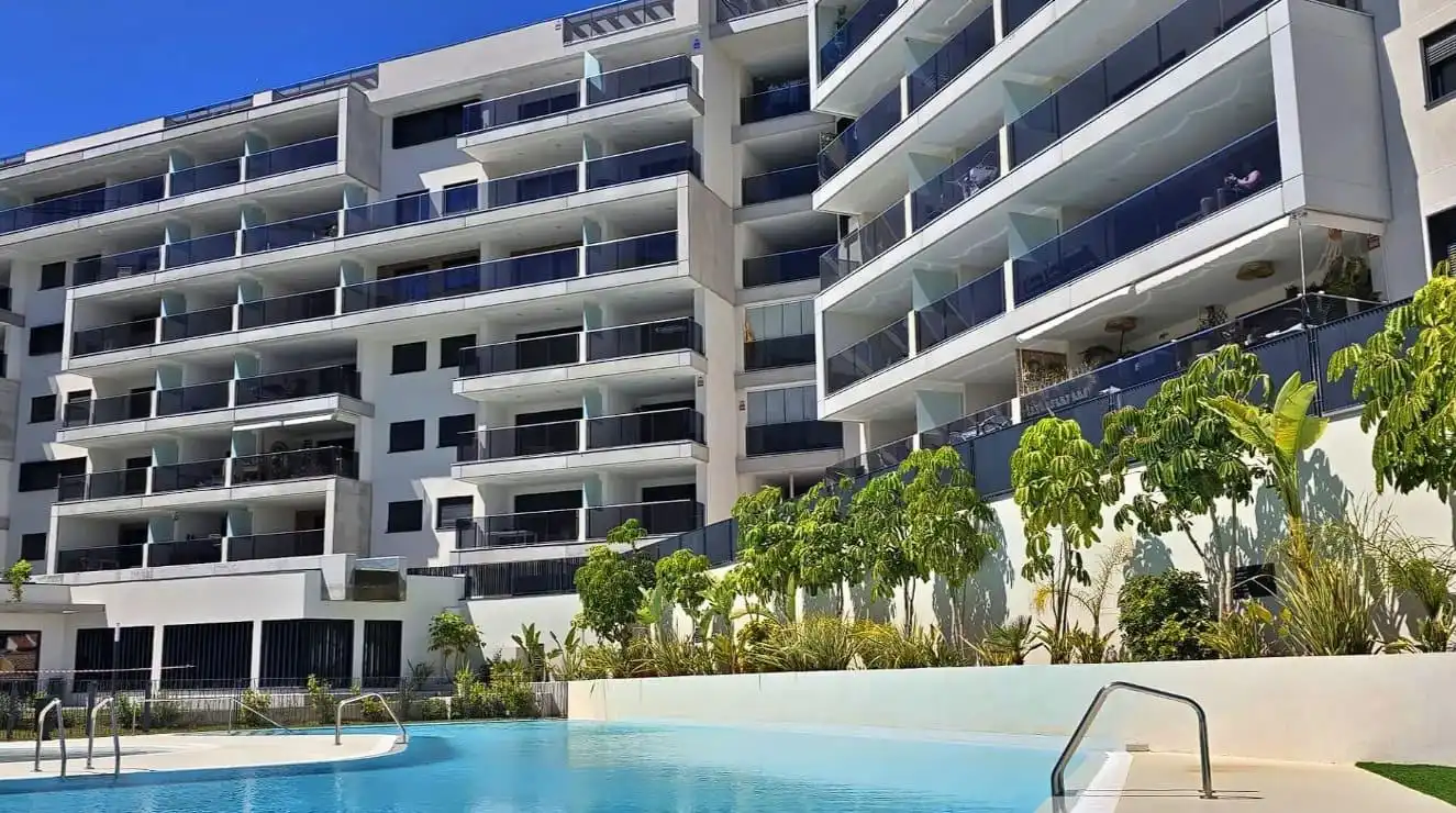 Exterior view of Flat for sale in Orihuela  with Air Conditioner, Swimming Pool and Furnished