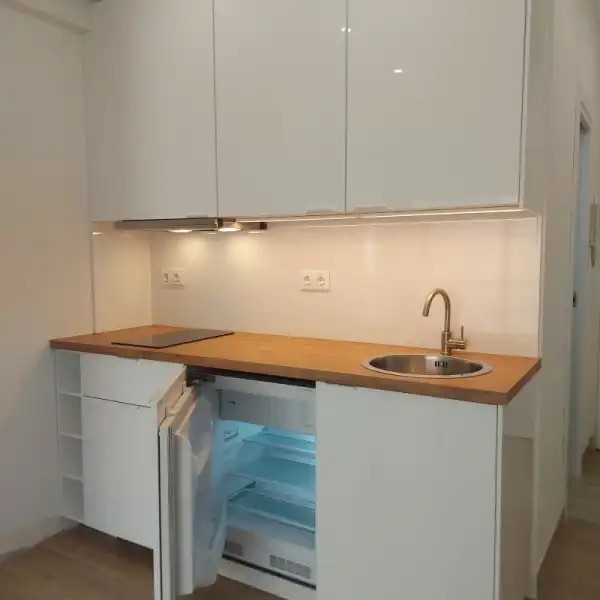 Cocina de Estudio de alquiler en Playa de los Boliches