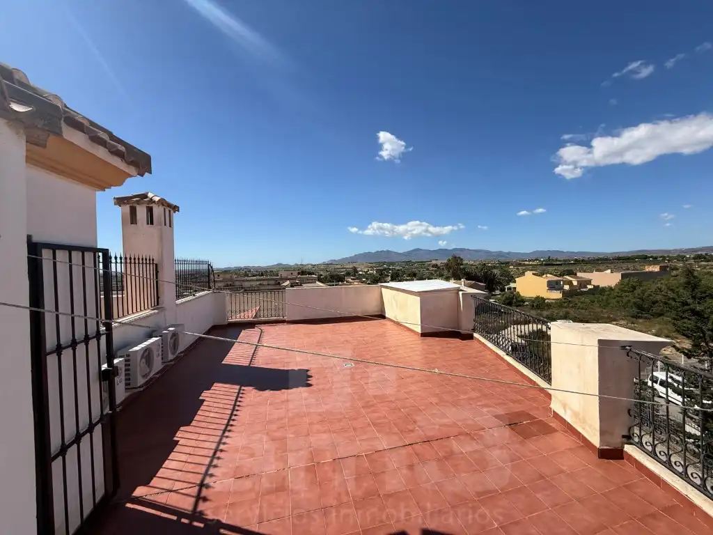 Terraza de Ático en venta en Vera con Piscina y Amueblado