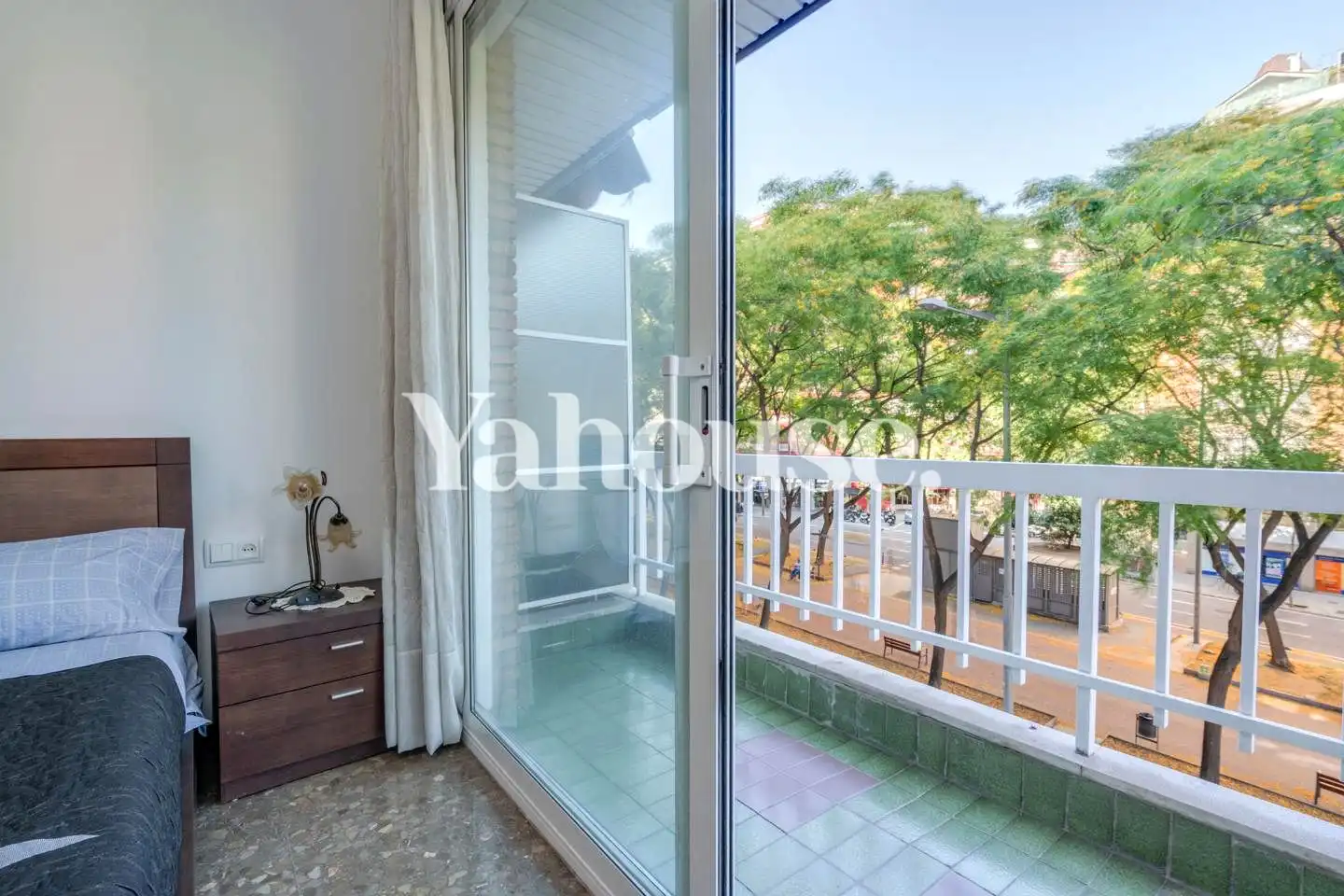 Schlafzimmer von Wohnung zum Verkauf in Barcelona mit Klimaanlage, Heizung und Terrasse