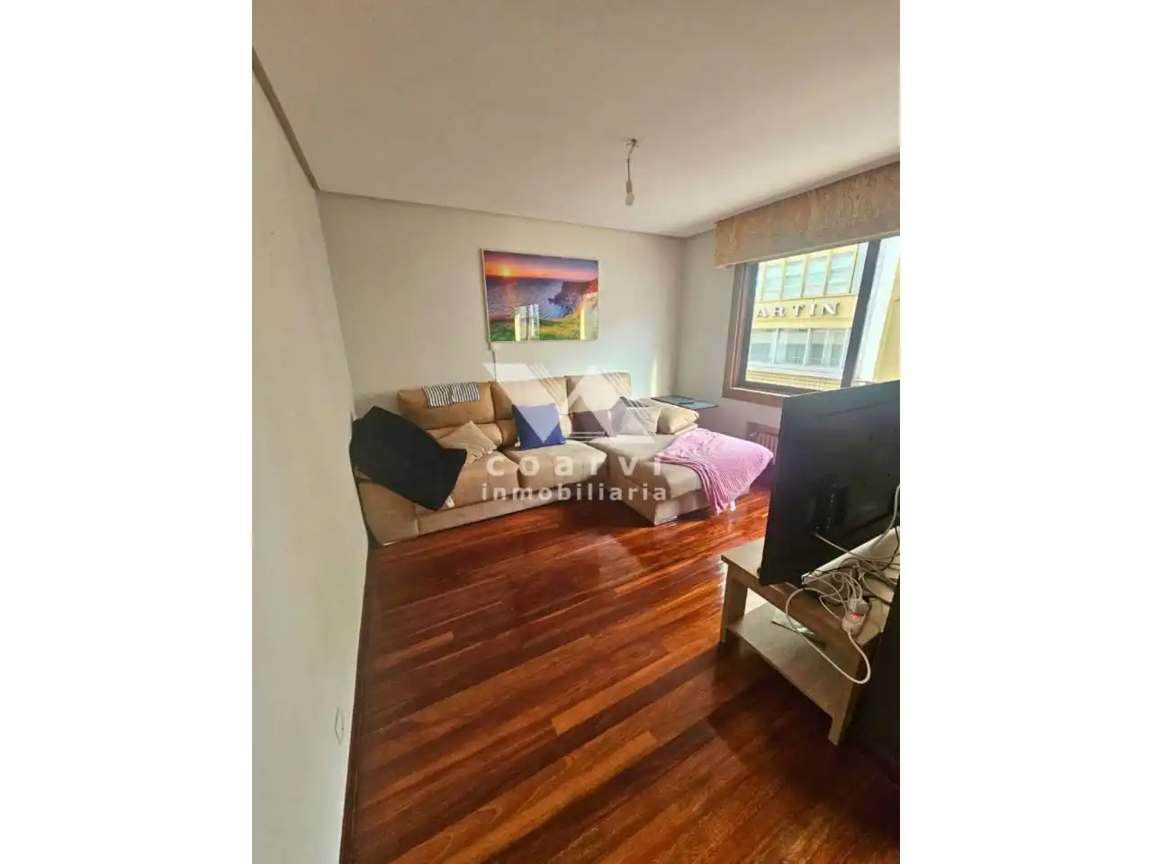 Wohnzimmer von Wohnung zum Verkauf in Ourense Capital  mit Heizung, Parkett und Abstellraum