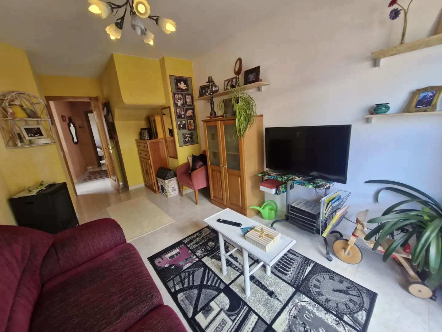 Sala de estar de Ático en venta en Foz con Terraza, Amueblado y Lavadora