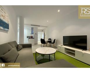 Living room of Flat to rent in  Barcelona Capital  with Air Conditioner, Terrace and Swimming Pool