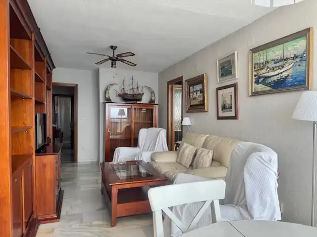 Sala de estar de Piso en venta en Benidorm con Terraza y Amueblado