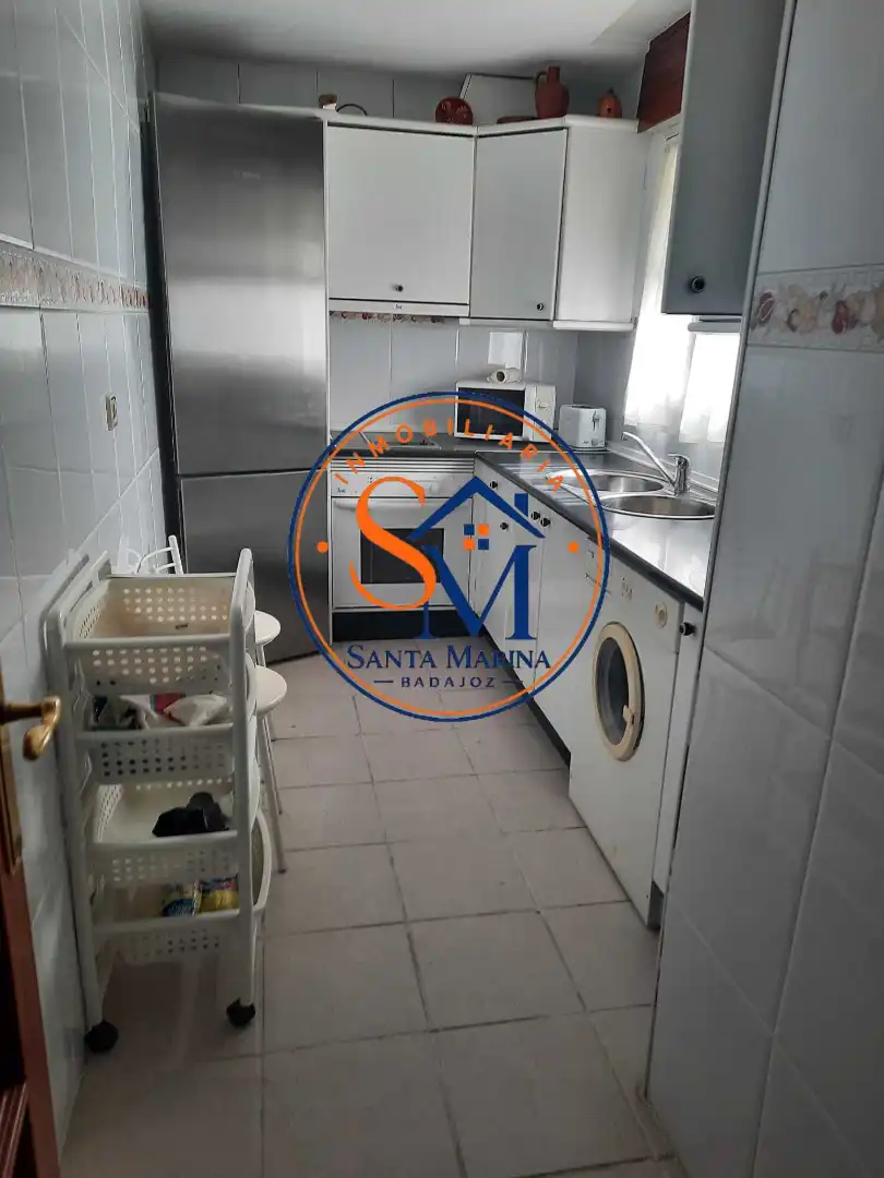 Cocina de Apartamento de alquiler en Badajoz con Amueblado y Balcón