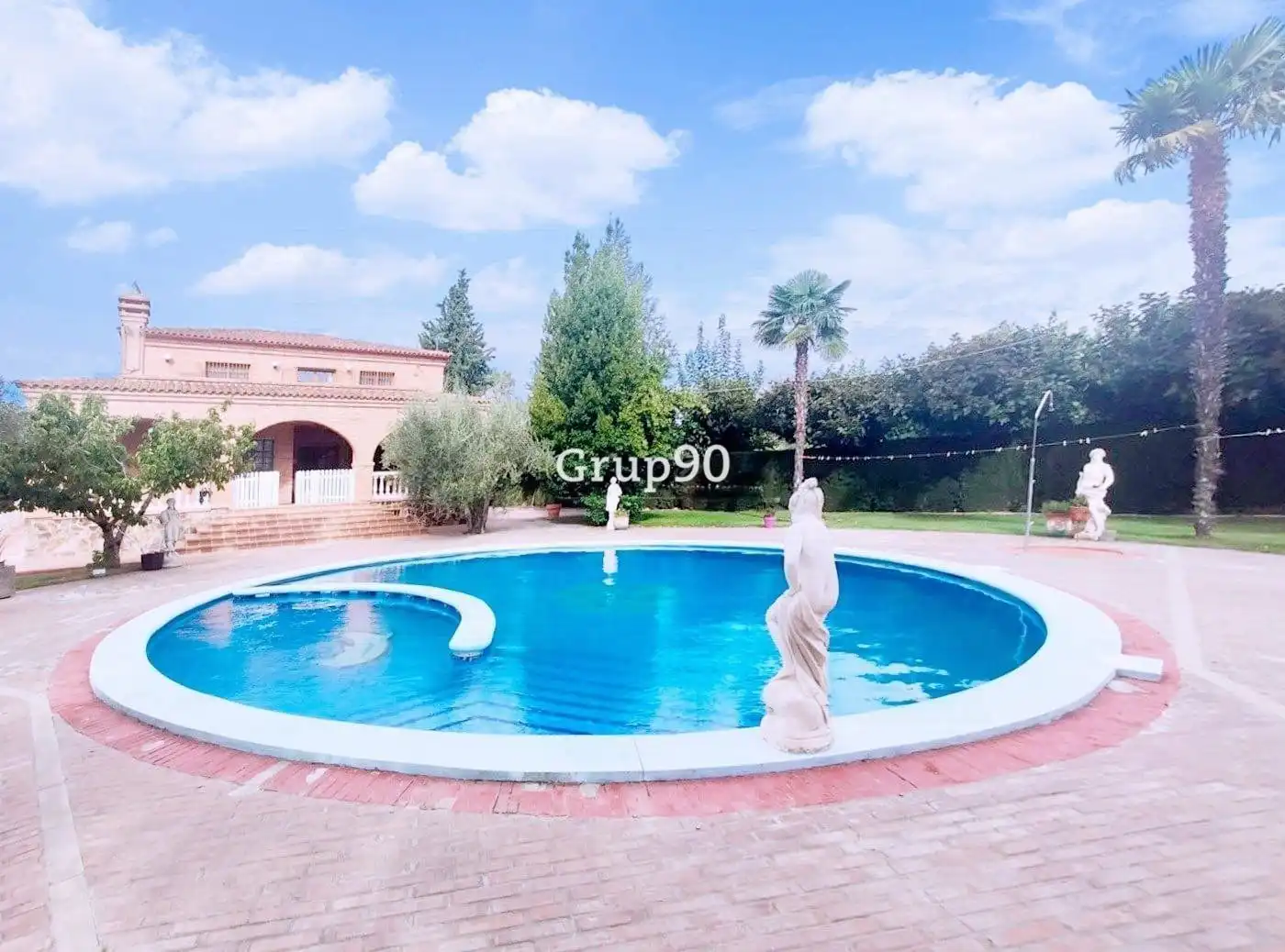 Jardí de Finca rústica en venda en Lleida amb Terrassa, Traster i Piscina
