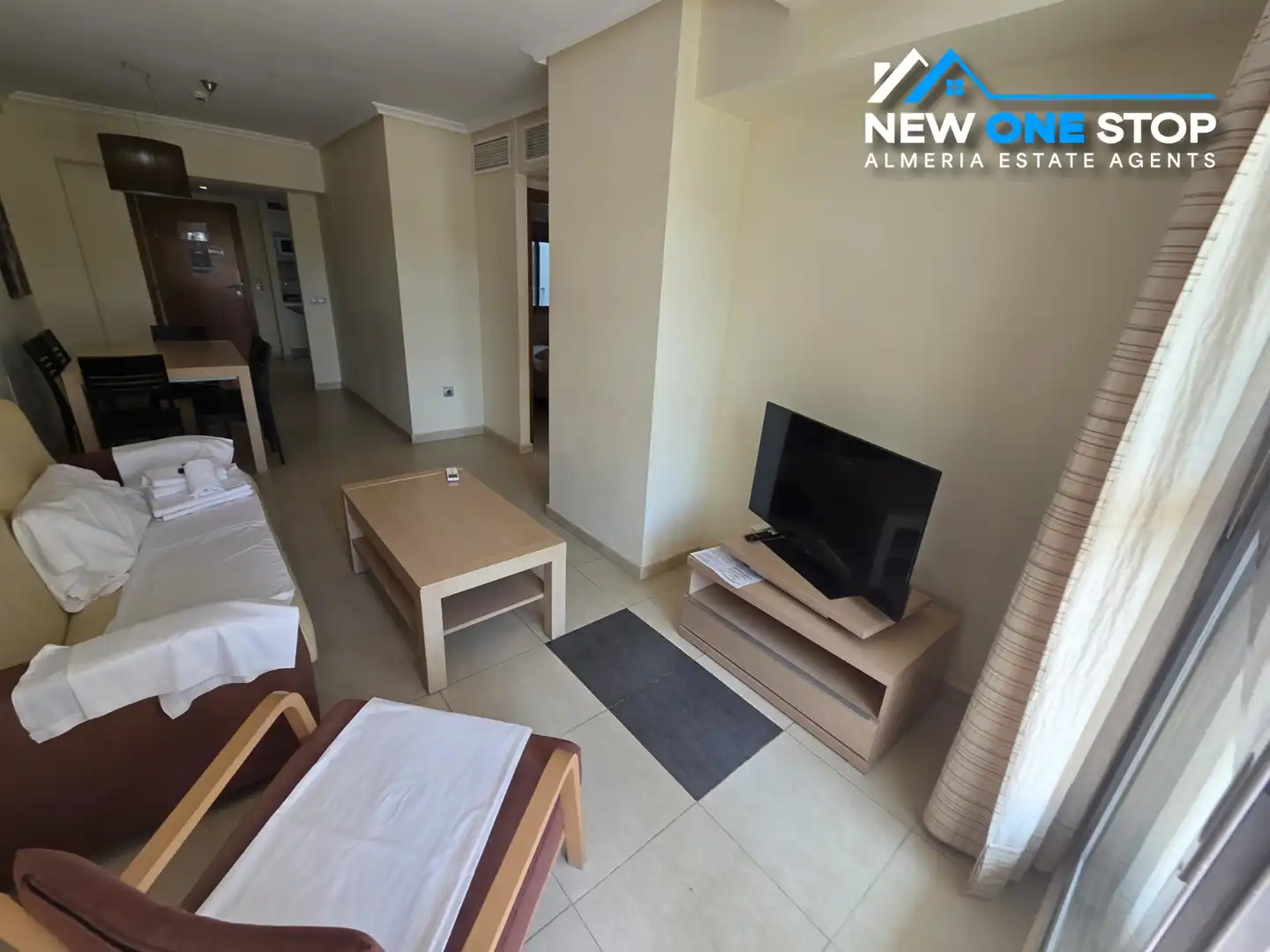 Sala d'estar de Apartament en venda en Vera amb Aire condicionat, Calefacció i Terrassa