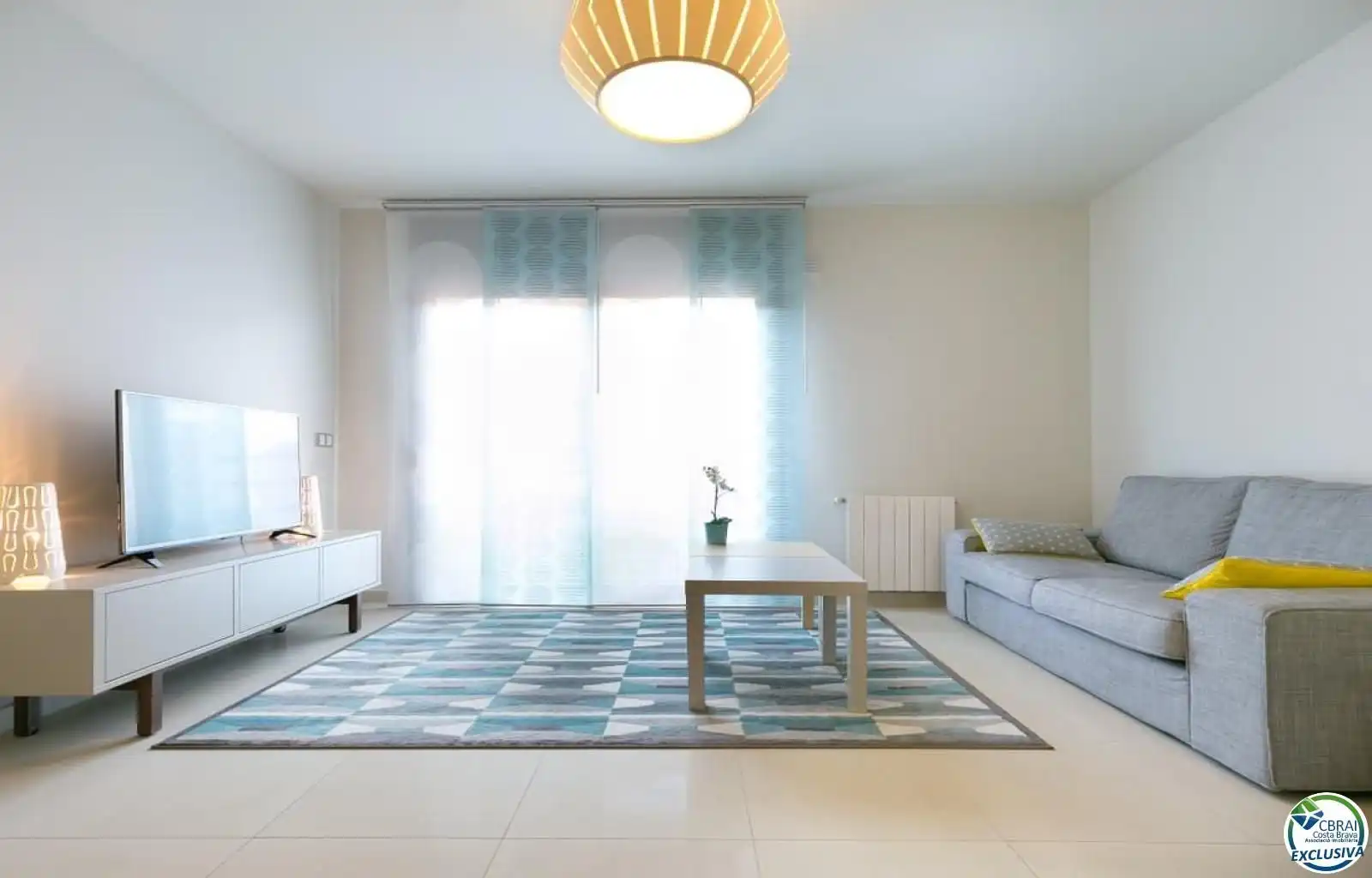 Sala de estar de Apartamento en venta en Roses con Aire acondicionado