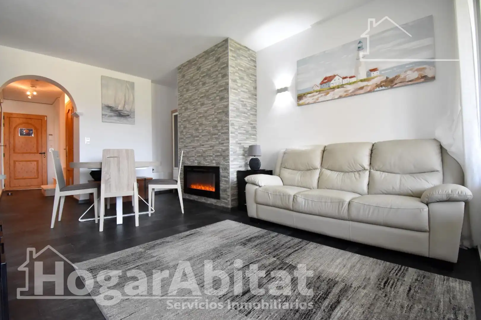 Sala de estar de Ático en venta en Dénia con Aire acondicionado, Calefacción y Jardín privado