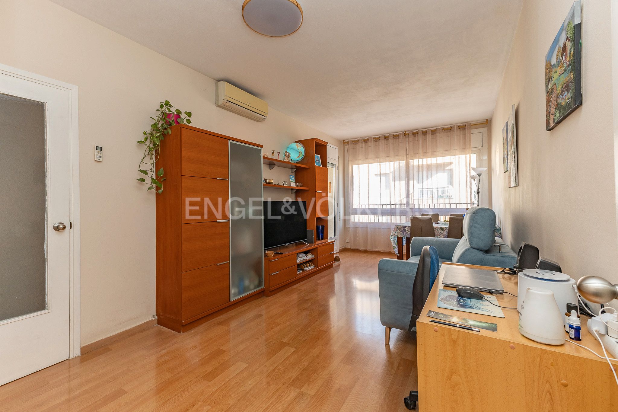 Sala d'estar de Apartament en venda en Sabadell amb Aire condicionat, Calefacció i Parquet