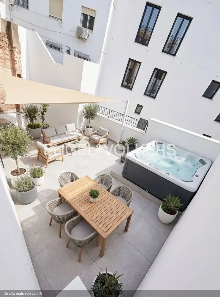 Terrace of Houses for sale in Valencia  with Heating, Terrace and Swimming Pool
