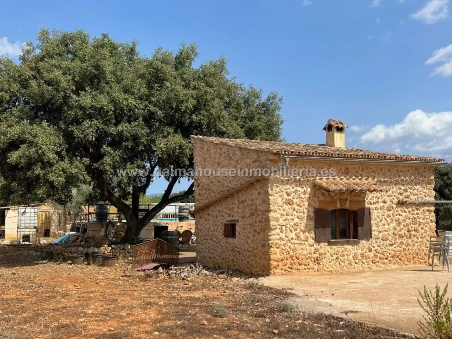 Vista exterior de Finca rústica en venta en Llubí con Terraza y Piscina