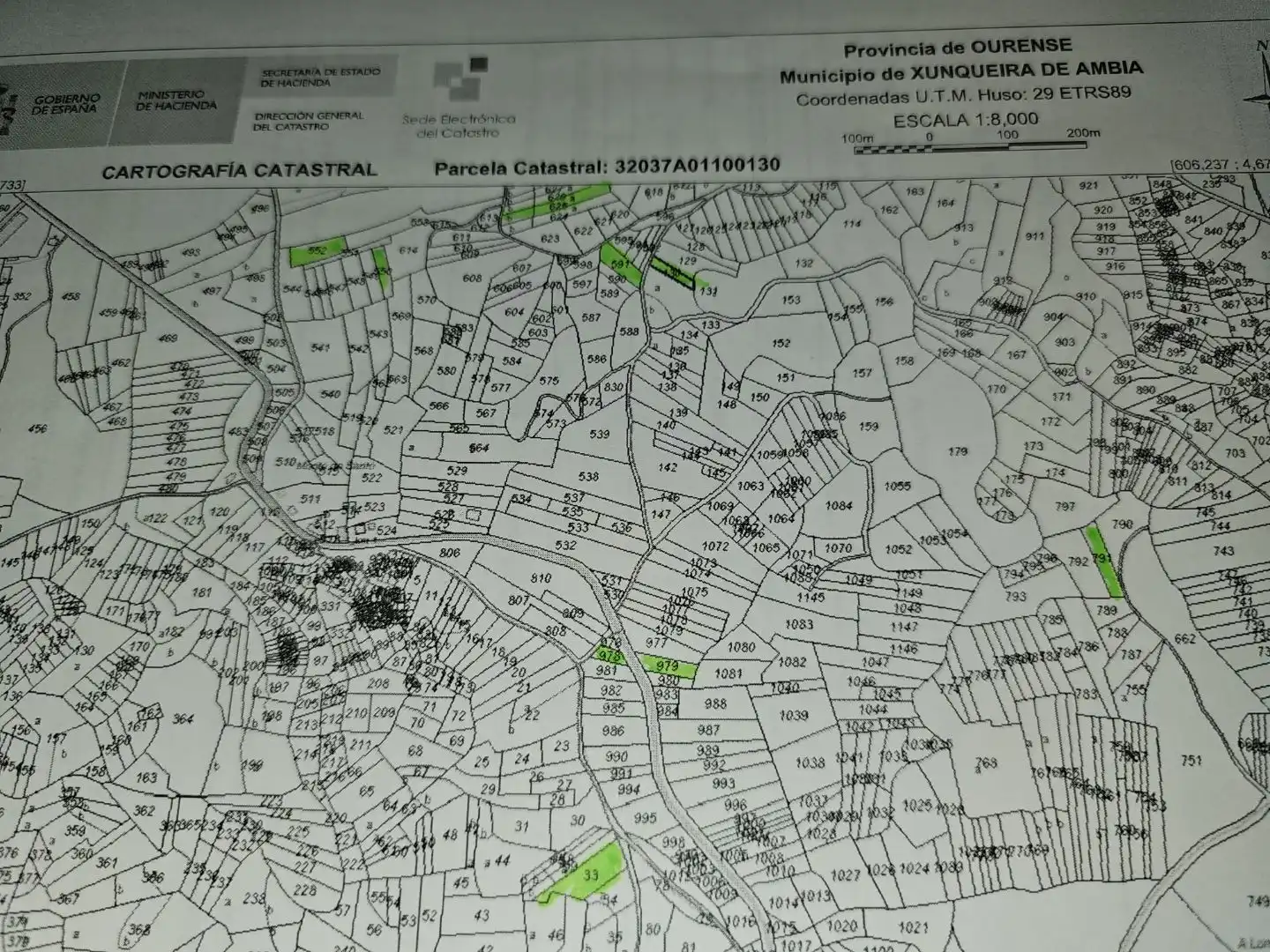 Terreno en venta en Xunqueira de Ambía