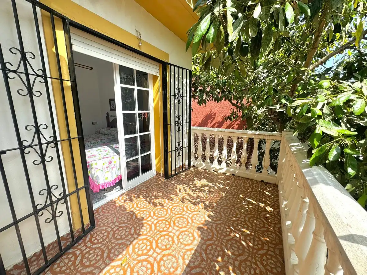 Balcony of Houses for sale in Torremolinos  with Air Conditioner, Private garden and Furnished